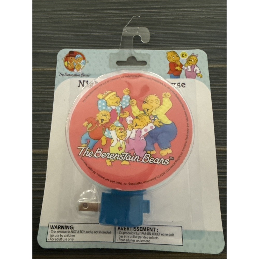 The Berenstain Bears Night Light PBS Kids Scholastic LED 2023
